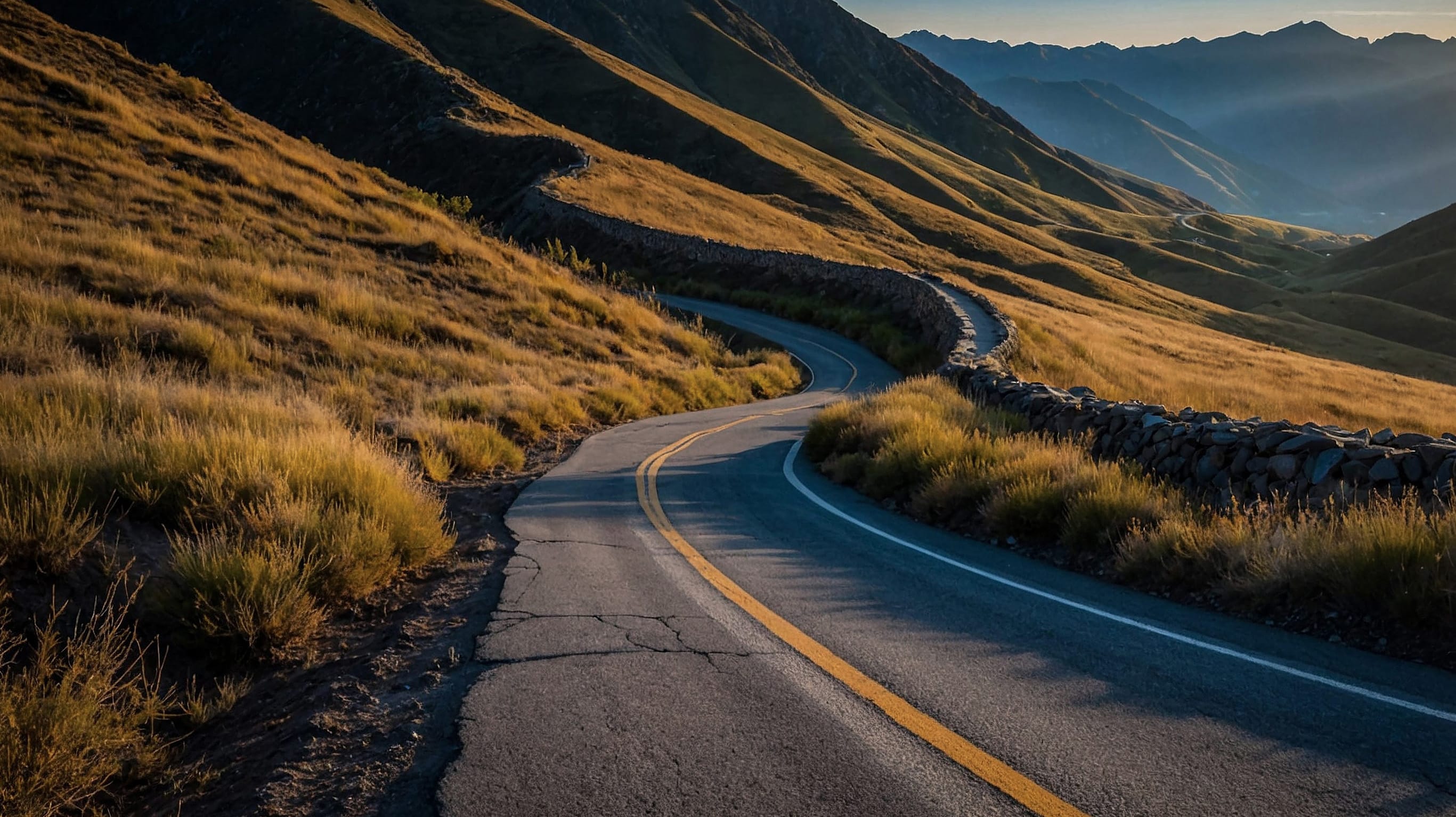 Scenic roadway representing the review and evaluation of an existing life insurance policy to support evolving estate planning goals.